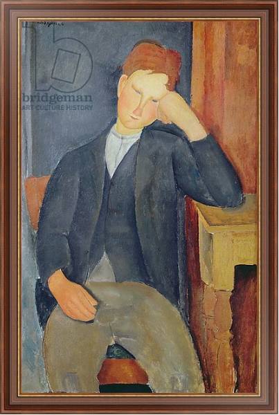 Постер The young apprentice, c.1918-19 с типом исполнения На холсте в раме в багетной раме 35-M719P-83