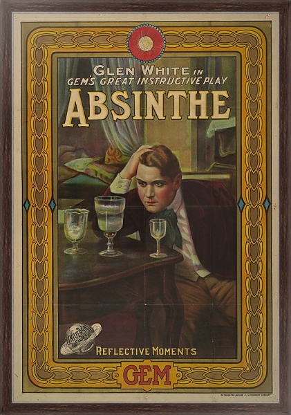 Постер Glen White in Gem& great instructive play, Absinthe Reflective moments с типом исполнения На холсте в раме в багетной раме 221-02