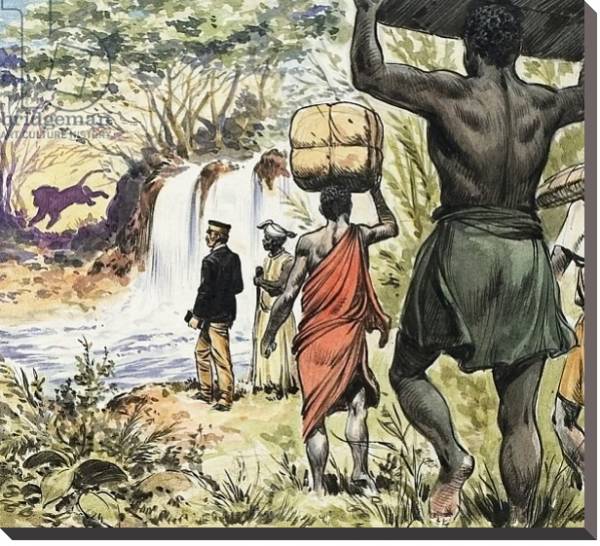 Постер Dr Livingstone in Africa 3 с типом исполнения На холсте без рамы