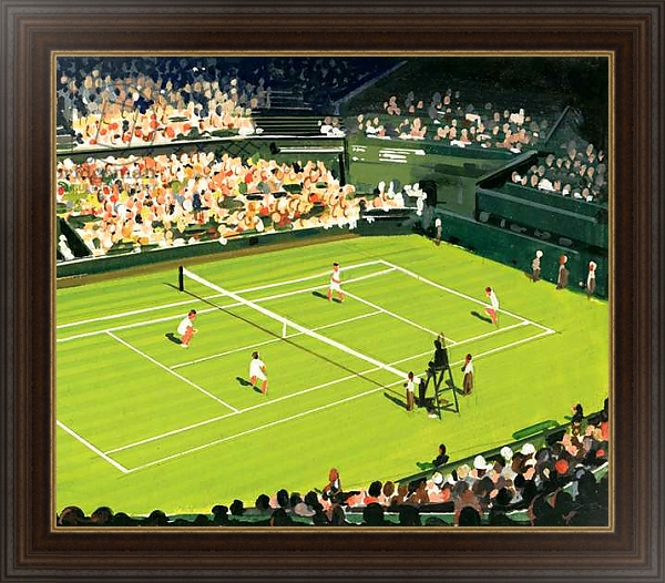 Постер The centre court at Wimbledon с типом исполнения На холсте в раме в багетной раме 1.023.151