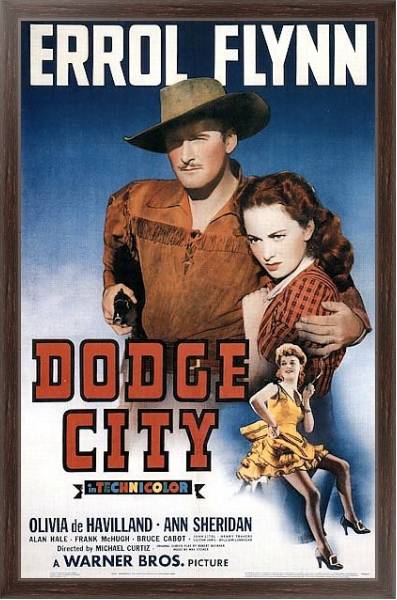 Постер Poster - Dodge City с типом исполнения На холсте в раме в багетной раме 221-02
