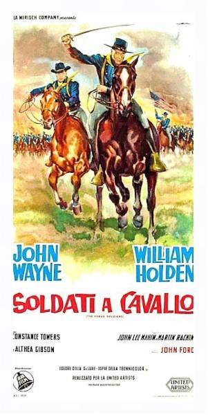 Постер Poster - Horse Soldiers, The с типом исполнения На холсте в раме в багетной раме 221-03