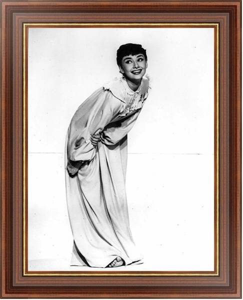 Постер Хепберн Одри 75 с типом исполнения На холсте в раме в багетной раме 35-M719P-83