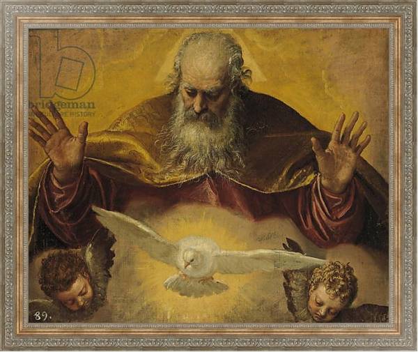 Постер The Eternal Father с типом исполнения На холсте в раме в багетной раме 484.M48.310