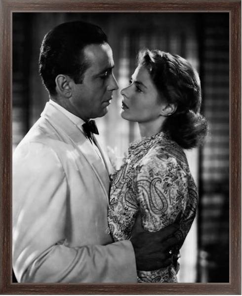 Постер Bogart, Humphrey (Casablanca) 4 с типом исполнения На холсте в раме в багетной раме 221-02