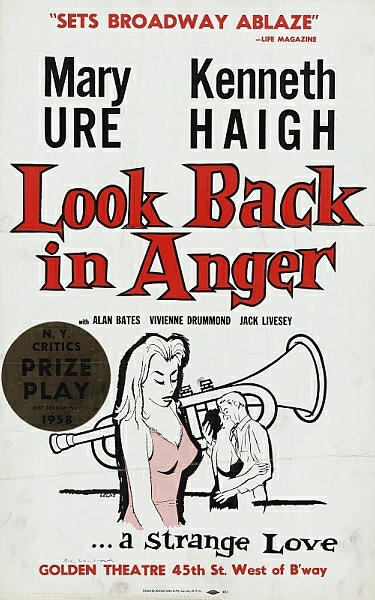 Постер Look back in anger с типом исполнения На холсте без рамы