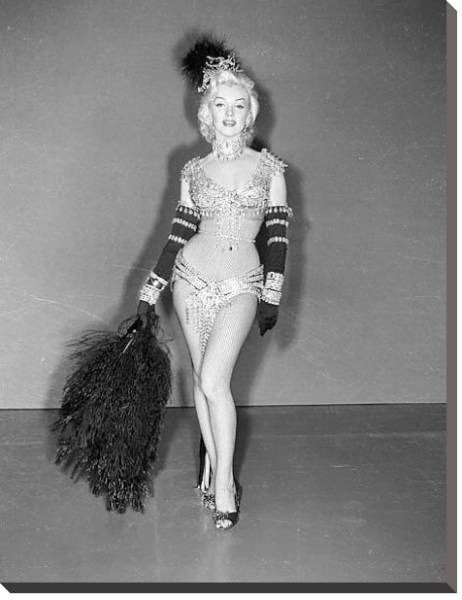 Постер Monroe, Marilyn (Gentlemen Prefer Blondes) 3 с типом исполнения На холсте без рамы