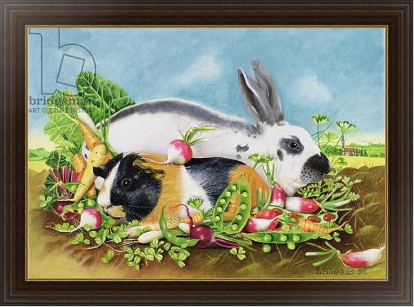Постер Rabbit and Guinea Pig, 1998 с типом исполнения На холсте в раме в багетной раме 1.023.151