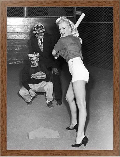 Постер Monroe, Marilyn 90 с типом исполнения На холсте в раме в багетной раме 1727.4310