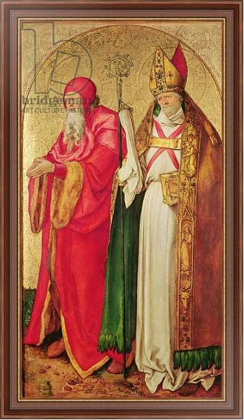 Постер Saint Simeon and Saint Lazarus, c.1503 с типом исполнения На холсте в раме в багетной раме 35-M719P-83