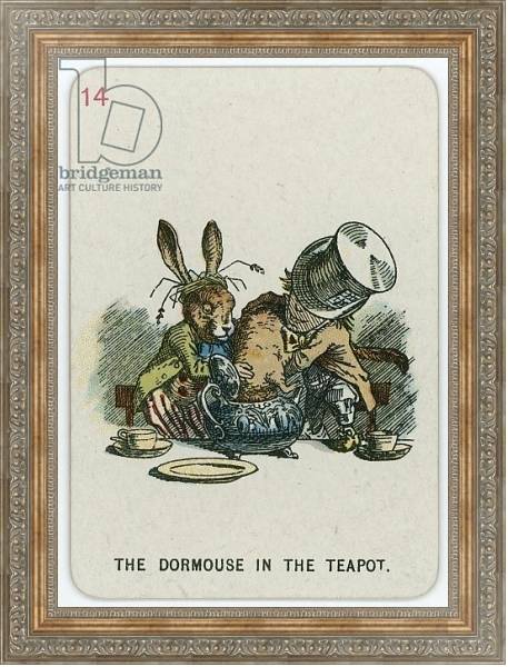 Постер The Dormouse in the Teapot с типом исполнения На холсте в раме в багетной раме 484.M48.310
