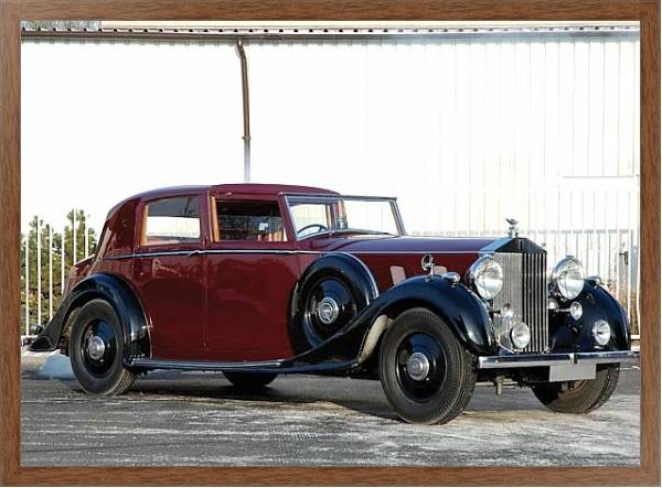 Постер Rolls-Royce Phantom Sedanca de Ville (III) '1936 с типом исполнения На холсте в раме в багетной раме 1727.4310