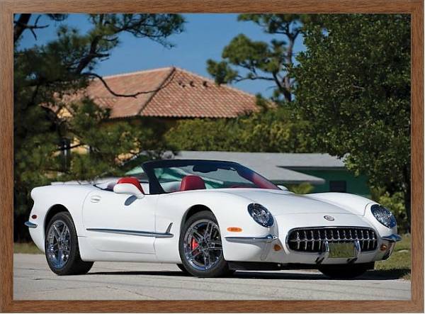 Постер Corvette ''1953 Commemorative Edition'' (C5) '2003–04 с типом исполнения На холсте в раме в багетной раме 1727.4310