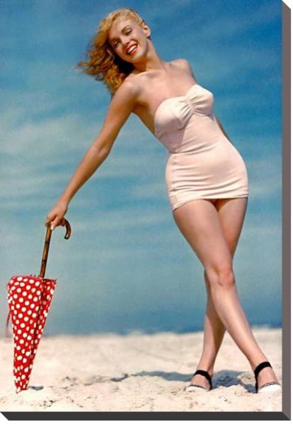 Постер Monroe, Marilyn 37 с типом исполнения На холсте без рамы