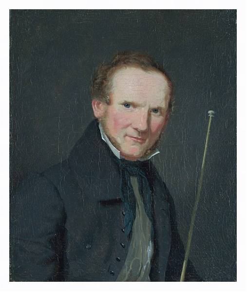 Постер Портрет Вильяма Бендза с типом исполнения На холсте в раме в багетной раме 221-03