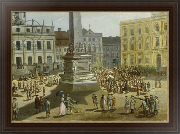 Постер View of the Town Hall, Potsdam с типом исполнения На холсте в раме в багетной раме 1.023.151