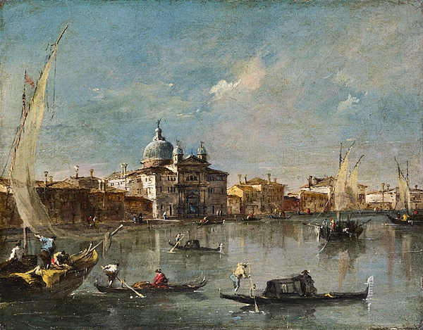 Постер Венеция - Джудекка и Зителле с типом исполнения На холсте без рамы