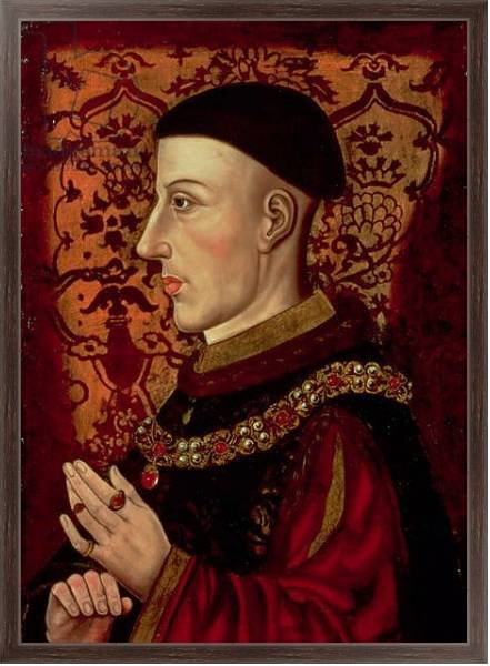 Постер Portrait of Henry V с типом исполнения На холсте в раме в багетной раме 221-02