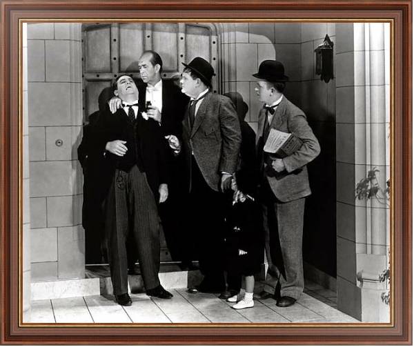 Постер Laurel & Hardy (Pack Up Your Troubles) 3 с типом исполнения На холсте в раме в багетной раме 35-M719P-83