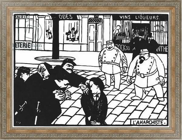Постер The Anarchist, 1892 с типом исполнения На холсте в раме в багетной раме 484.M48.310
