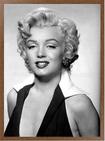 Постер Monroe, Marilyn 8 с типом исполнения На холсте в раме в багетной раме 1727.4310