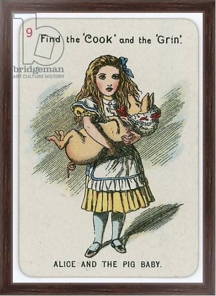 Постер Alice and the Pig Baby с типом исполнения На холсте в раме в багетной раме 221-02