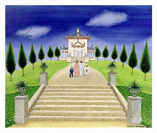 Постер Temple of the Four Winds с типом исполнения На холсте в раме в багетной раме 221-03