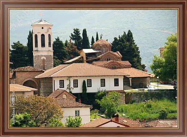 Постер Македония. Охрид с типом исполнения На холсте в раме в багетной раме 35-M719P-83