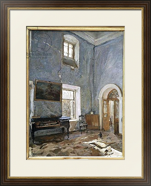 Постер The Hall in the Old House, The Obinskys' Estate, Belkino с типом исполнения Под стеклом в багетной раме 1.023.036