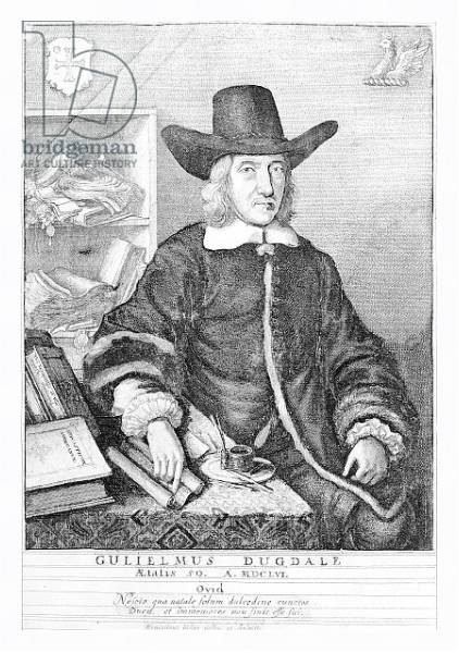 Постер William Dugdale, 1656 с типом исполнения На холсте в раме в багетной раме 221-03