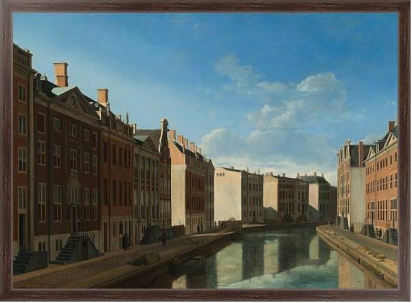 Постер The Bend in the Herengracht с типом исполнения На холсте в раме в багетной раме 221-02
