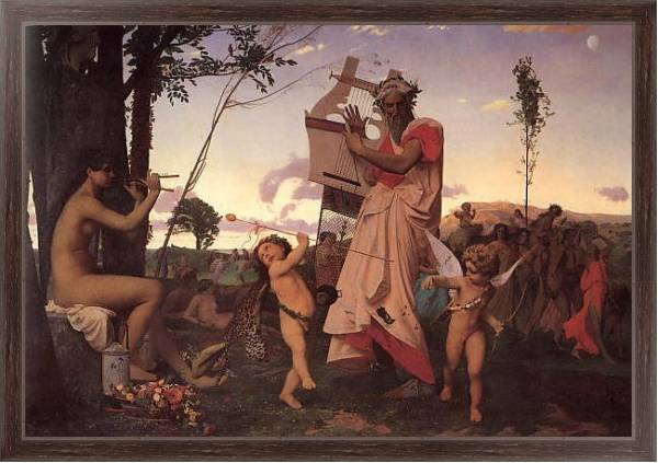 Постер Anacreon, bacchus et lamour с типом исполнения На холсте в раме в багетной раме 221-02