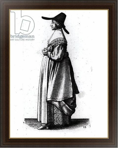 Постер Merchant's Wife, 1640 с типом исполнения На холсте в раме в багетной раме 1.023.151