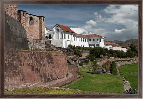 Постер Перу. Доминиканский Монастырь в Куско с типом исполнения На холсте в раме в багетной раме 221-02