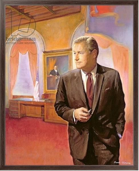 Постер Governor Nelson A. Rockefeller с типом исполнения На холсте в раме в багетной раме 221-02