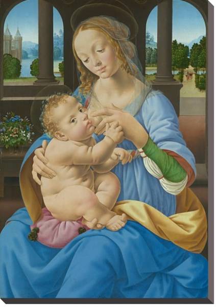 Постер Дева Мария с младенцем 11 с типом исполнения На холсте без рамы