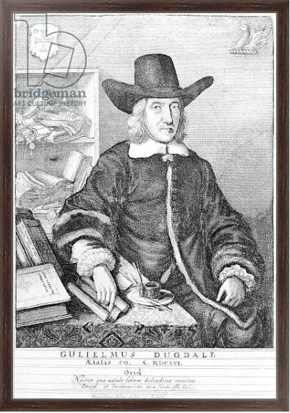 Постер William Dugdale, 1656 с типом исполнения На холсте в раме в багетной раме 221-02
