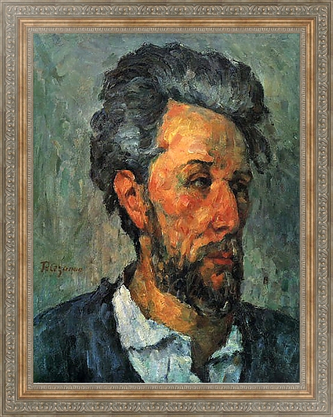 Постер Портрет Виктора Шоке с типом исполнения На холсте в раме в багетной раме 484.M48.310