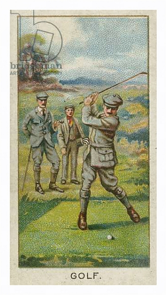Постер Golf 2 с типом исполнения На холсте в раме в багетной раме 221-03