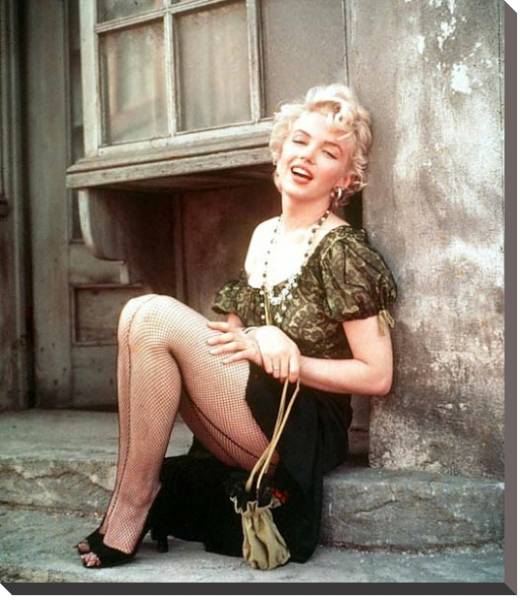 Постер Monroe, Marilyn 64 с типом исполнения На холсте без рамы