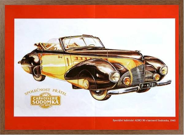 Постер Автомобили в искусстве 43 с типом исполнения На холсте в раме в багетной раме 1727.4310