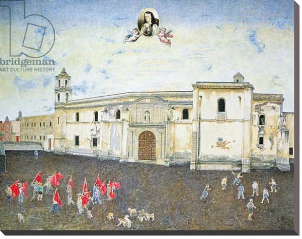 Постер Political Protest, the Cloister of Sor Juana de la Cruz 2001 с типом исполнения На холсте без рамы