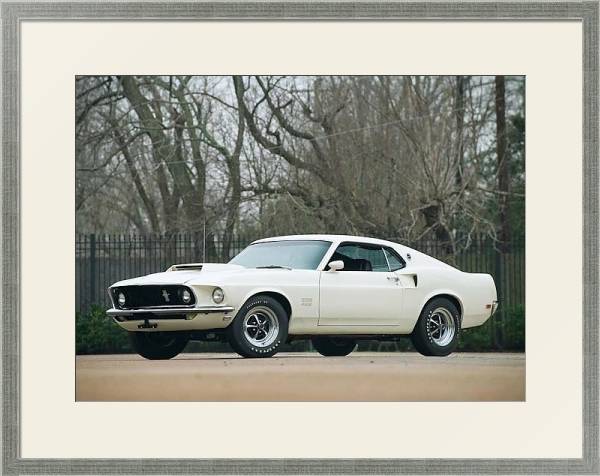 Постер Mustang Boss 429 '1969 с типом исполнения Под стеклом в багетной раме 1727.2510
