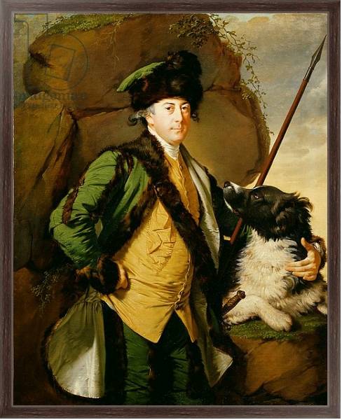 Постер Portrait of John Whetham of Kirklington, 1779-1780 с типом исполнения На холсте в раме в багетной раме 221-02