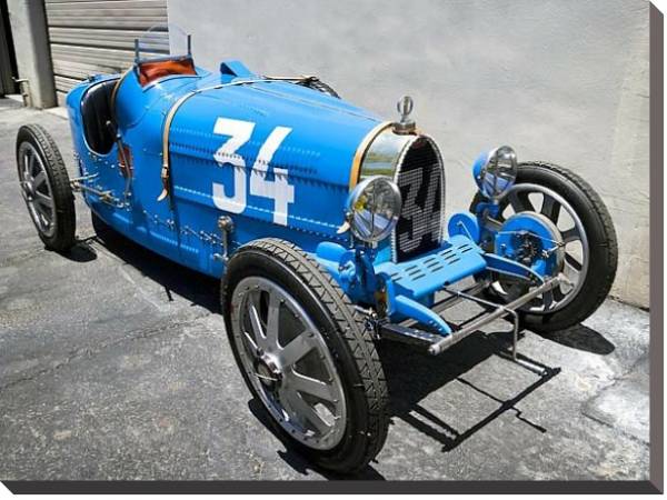 Постер Bugatti Type 37A '1928–30 с типом исполнения На холсте без рамы