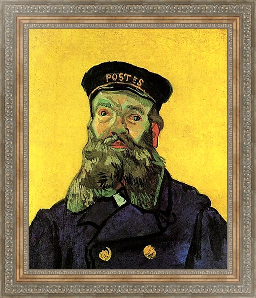 Постер Портрет почтальона Жозефа Рулена с типом исполнения На холсте в раме в багетной раме 484.M48.310