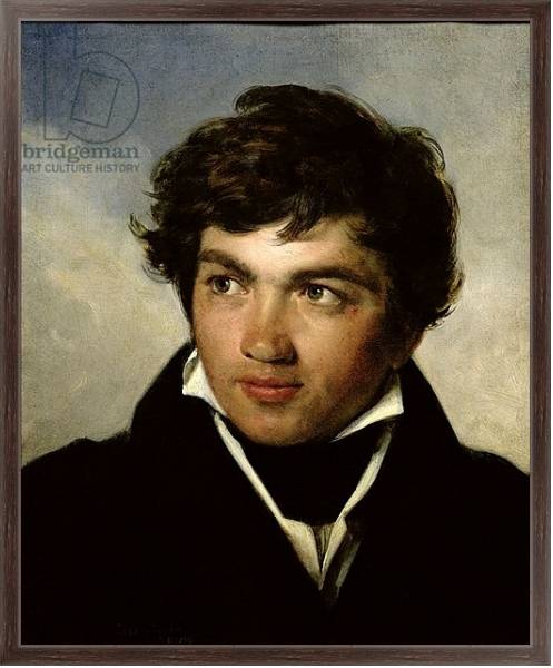 Постер Portrait of Achille-Etna Michallon c.1818-19 с типом исполнения На холсте в раме в багетной раме 221-02