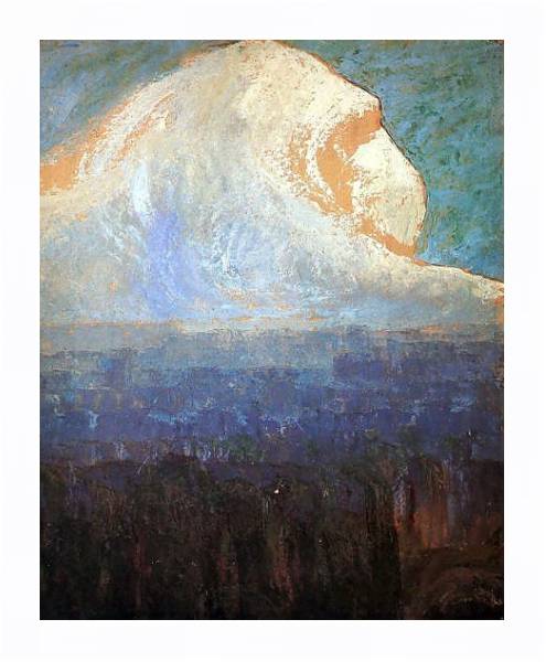 Постер Гора с типом исполнения На холсте в раме в багетной раме 221-03