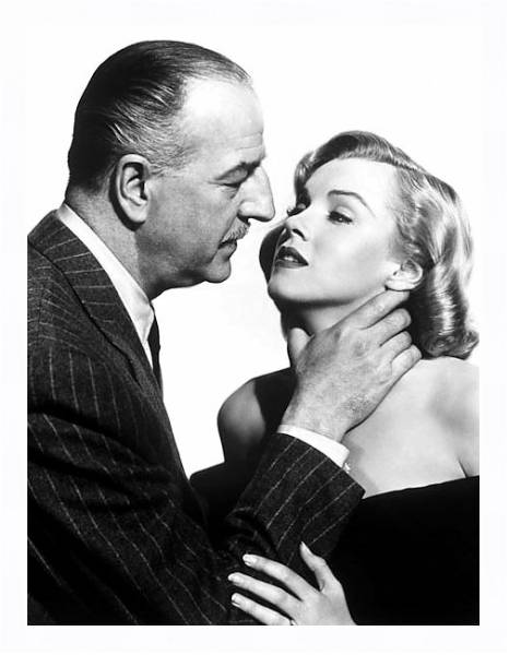 Постер Monroe, Marilyn (Asphalt Jungle, The) 2 с типом исполнения На холсте в раме в багетной раме 221-03