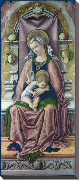 Постер Дева Мария и младенец 8 с типом исполнения На холсте без рамы